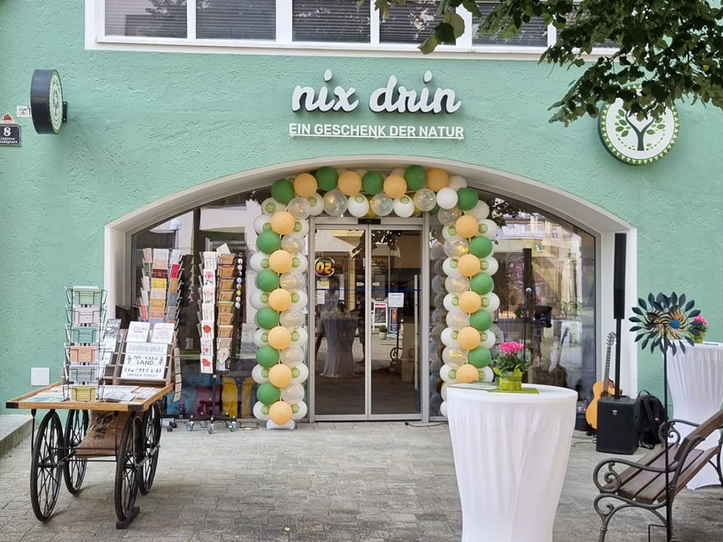 Außenansicht Geschäft Nix Drin- Ein Geschenk der Natur, Unterer Stadtplatz 8, 6330 Kufstein